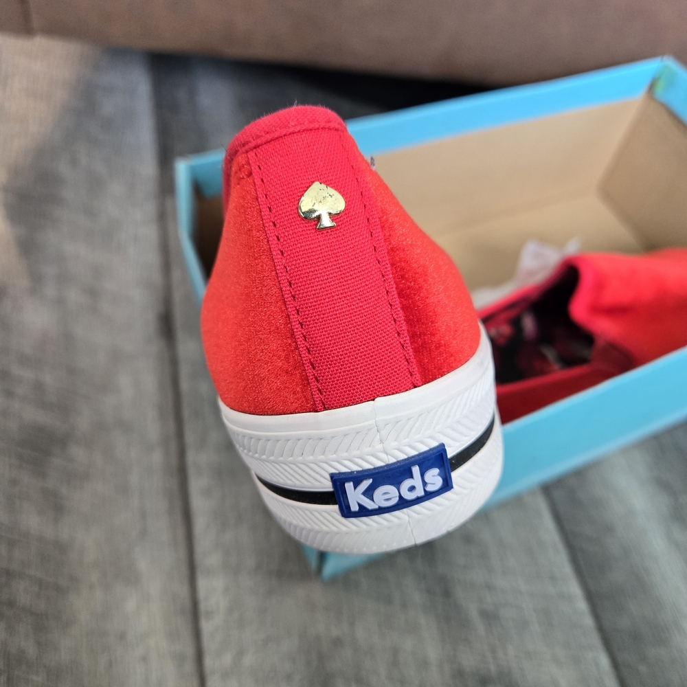 Kate Spade Red Slip-On Sneakers - Picture 4 of 5